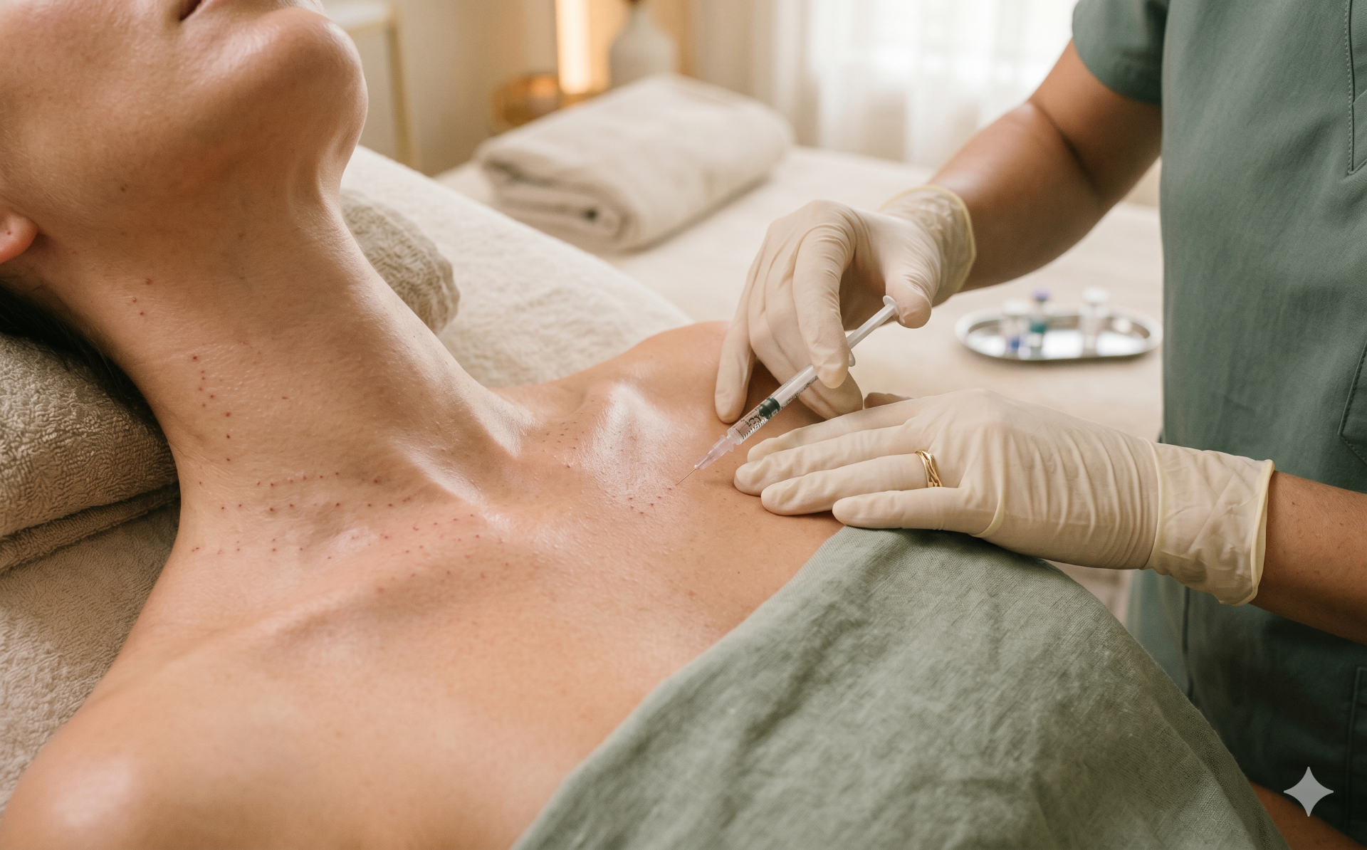 Botulinumtoxin Behandlung im Hals- und Dekolletébereich